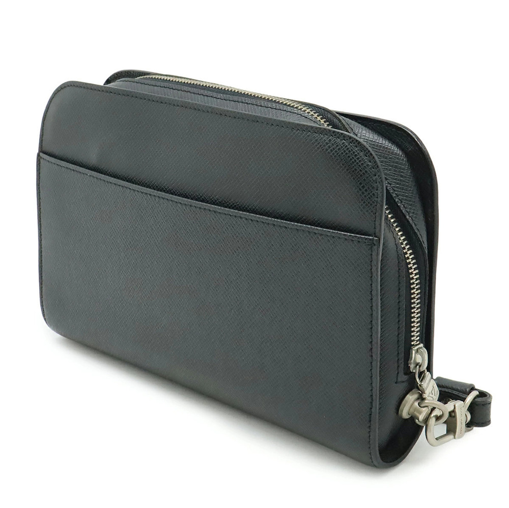 Louis Vuitton Black Ardoise Baikal Taiga Bag Shoulder Handbag Black